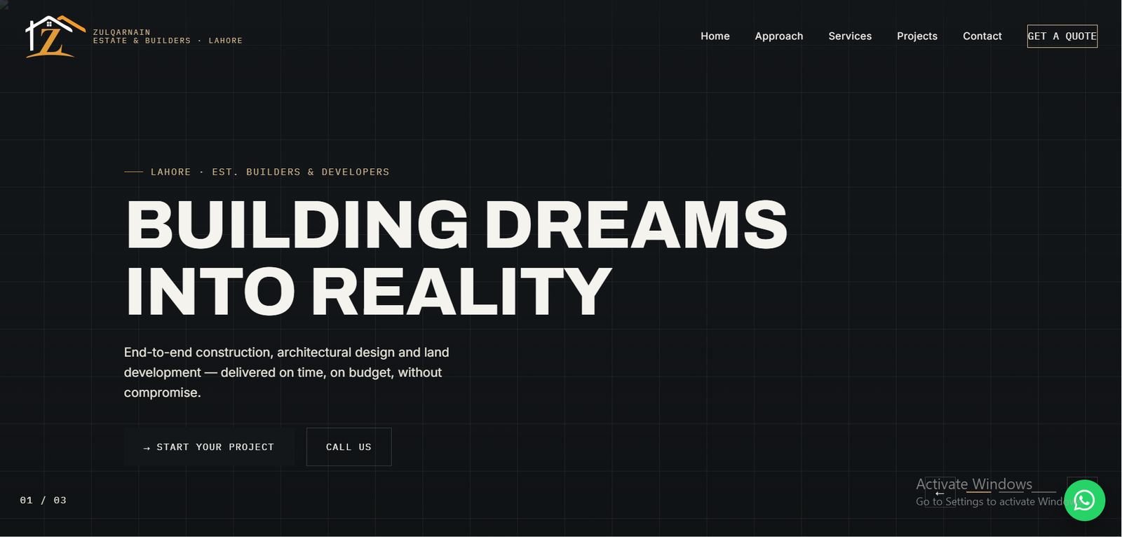 Zulqarnain Estate Builders — Property Portal — Zulqarnain Estate Builders by TIECONIC